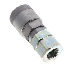 Steel DN 15 Flat Face Hydraulic Plug G 3/4 inch Female Threads ISO 16028 D M43 x 2