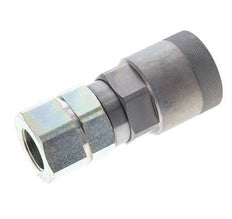 Steel DN 15 Flat Face Hydraulic Plug G 3/4 inch Female Threads ISO 16028 D M43 x 2