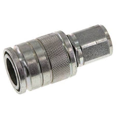 Steel DN 10 Hydraulic Coupling Socket M18x1.5 Female Threads ISO 7241-1 A D 17.3mm