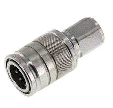 Steel DN 10 Hydraulic Coupling Socket M18x1.5 Female Threads ISO 7241-1 A D 17.3mm