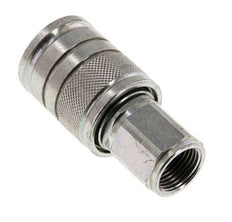 Steel DN 10 Hydraulic Coupling Socket M18x1.5 Female Threads ISO 7241-1 A D 17.3mm