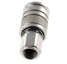 Steel DN 10 Hydraulic Coupling Socket M18x1.5 Female Threads ISO 7241-1 A D 17.3mm
