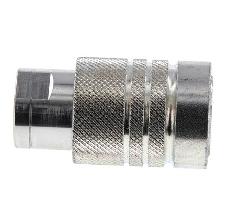 Steel DN 10 Hydraulic Coupling Socket G 3/8 inch Female Threads ISO 7241-1 A D 16mm