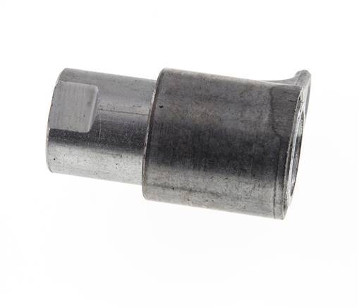 Steel DN 12.5 Hydraulic Coupling Socket M22x1.5 Female Threads ISO 7241-1 A UNIMOG D 20.5mm