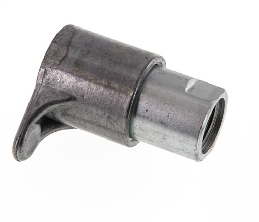 Steel DN 12.5 Hydraulic Coupling Socket M22x1.5 Female Threads ISO 7241-1 A UNIMOG D 20.5mm