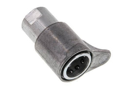 Steel DN 12.5 Hydraulic Coupling Socket M22x1.5 Female Threads ISO 7241-1 A UNIMOG D 20.5mm