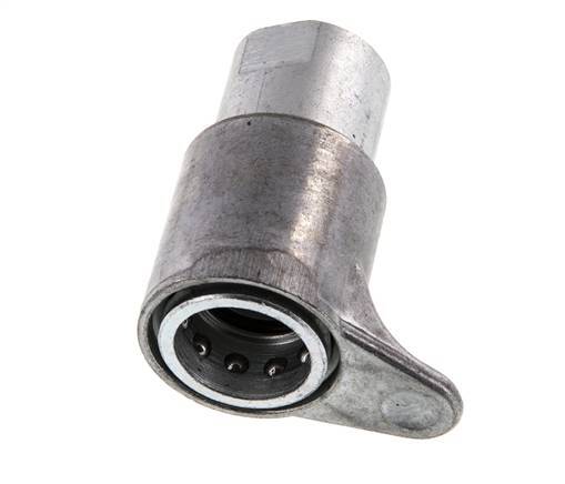 Steel DN 12.5 Hydraulic Coupling Socket M22x1.5 Female Threads ISO 7241-1 A UNIMOG D 20.5mm