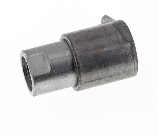 Steel DN 12.5 Hydraulic Coupling Socket M22x1.5 Female Threads ISO 7241-1 A UNIMOG D 20.5mm