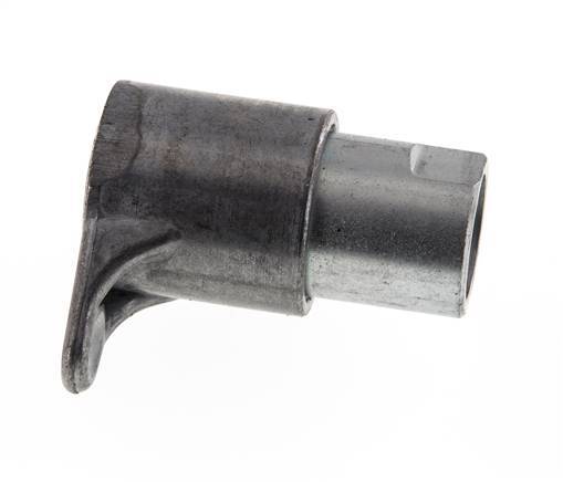 Steel DN 12.5 Hydraulic Coupling Socket M22x1.5 Female Threads ISO 7241-1 A UNIMOG D 20.5mm
