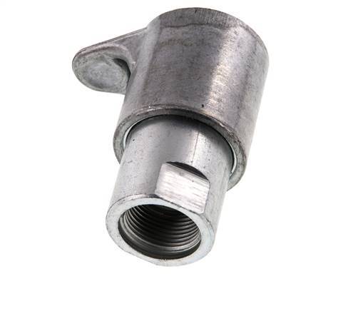 Steel DN 12.5 Hydraulic Coupling Socket M22x1.5 Female Threads ISO 7241-1 A UNIMOG D 20.5mm