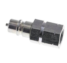 Steel DN 6.3 Hydraulic Coupling Plug G 1/4 inch Female Threads ISO 7241-1 A D 12mm