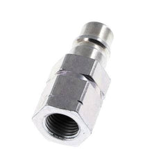 Steel DN 6.3 Hydraulic Coupling Plug G 1/4 inch Female Threads ISO 7241-1 A D 12mm