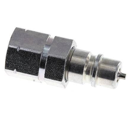 Steel DN 6.3 Hydraulic Coupling Plug G 1/4 inch Female Threads ISO 7241-1 A D 12mm