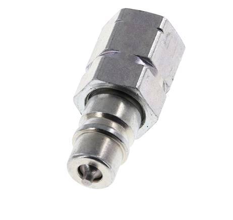 Steel DN 6.3 Hydraulic Coupling Plug G 1/4 inch Female Threads ISO 7241-1 A D 12mm