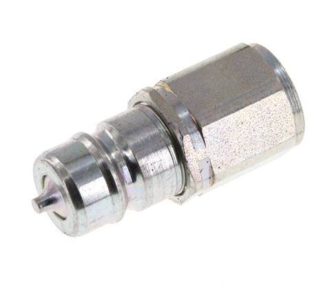 Steel DN 10 Hydraulic Coupling Plug M18x1.5 Female Threads ISO 7241-1 A D 17.3mm