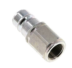 Steel DN 10 Hydraulic Coupling Plug G 3/8 inch Female Threads ISO 7241-1 A D 17.3mm