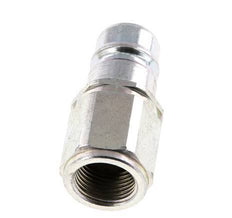 Steel DN 10 Hydraulic Coupling Plug G 3/8 inch Female Threads ISO 7241-1 A D 17.3mm