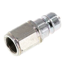 Steel DN 10 Hydraulic Coupling Plug G 3/8 inch Female Threads ISO 7241-1 A D 17.3mm
