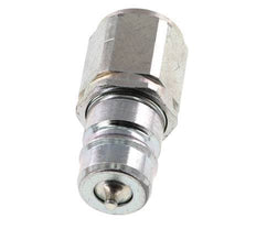 Steel DN 10 Hydraulic Coupling Plug G 3/8 inch Female Threads ISO 7241-1 A D 17.3mm