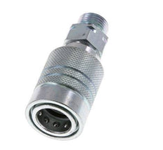 Steel DN 10 Hydraulic Coupling Socket 10 mm S Compression Ring ISO 7241-1 A/8434-1 D 17.3mm