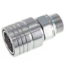 Steel DN 25 Hydraulic Coupling Socket 25 mm S Compression Ring ISO 7241-1 A/8434-1 D 34.3mm