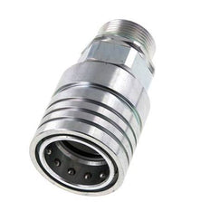 Steel DN 25 Hydraulic Coupling Socket 25 mm S Compression Ring ISO 7241-1 A/8434-1 D 34.3mm