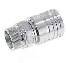 Steel DN 25 Hydraulic Coupling Socket 30 mm S Compression Ring ISO 7241-1 A/8434-1 D 34.3mm