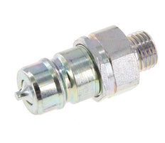 Steel DN 10 Hydraulic Coupling Plug 8 mm L Compression Ring ISO 7241-1 A/8434-1 D 17.3mm