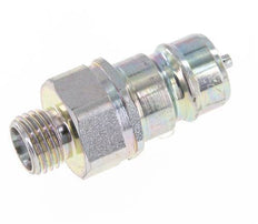 Steel DN 10 Hydraulic Coupling Plug 8 mm L Compression Ring ISO 7241-1 A/8434-1 D 17.3mm