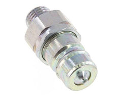 Steel DN 10 Hydraulic Coupling Plug 8 mm L Compression Ring ISO 7241-1 A/8434-1 D 17.3mm