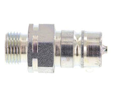 Steel DN 10 Hydraulic Coupling Plug 12 mm L Compression Ring ISO 7241-1 A/8434-1 D 17.3mm