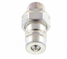 Steel DN 10 Hydraulic Coupling Plug 12 mm L Compression Ring ISO 7241-1 A/8434-1 D 17.3mm