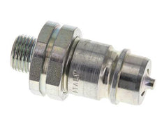 Steel DN 12.5 Hydraulic Coupling Plug 10 mm L Compression Ring ISO 7241-1 A/8434-1 D 20.5mm