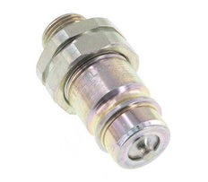 Steel DN 12.5 Hydraulic Coupling Plug 12 mm L Compression Ring ISO 7241-1 A/8434-1 D 20.5mm