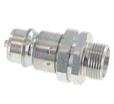 Steel DN 12.5 Hydraulic Coupling Plug 15 mm L Compression Ring ISO 7241-1 A/8434-1 D 20.5mm