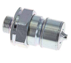 Steel DN 20 Hydraulic Coupling Plug 12 mm L Compression Ring ISO 7241-1 A/8434-1 D 29.1mm