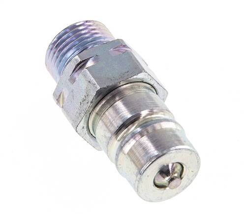 Steel DN 10 Hydraulic Coupling Plug 10 mm S Compression Ring ISO 7241-1 A/8434-1 D 17.3mm