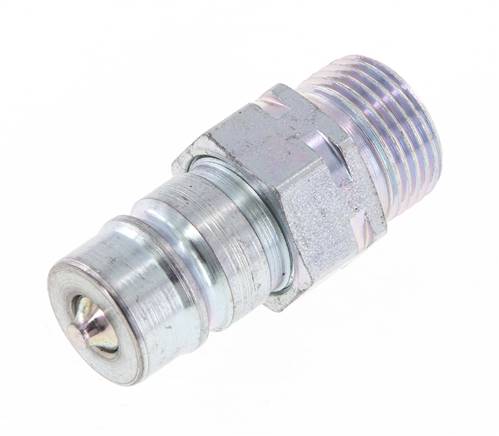Steel DN 10 Hydraulic Coupling Plug 12 mm S Compression Ring ISO 7241-1 A/8434-1 D 17.3mm