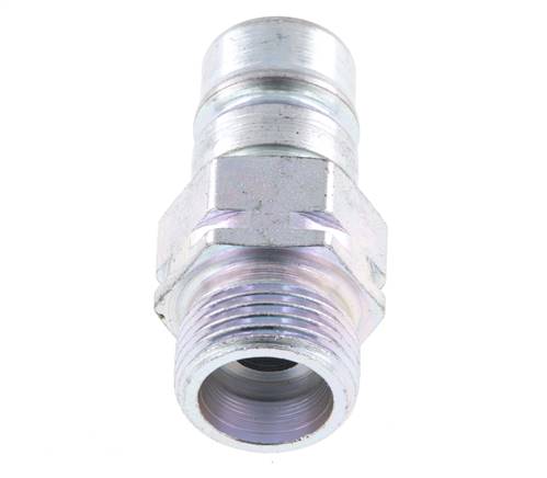 Steel DN 10 Hydraulic Coupling Plug 12 mm S Compression Ring ISO 7241-1 A/8434-1 D 17.3mm