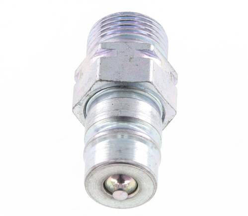 Steel DN 10 Hydraulic Coupling Plug 12 mm S Compression Ring ISO 7241-1 A/8434-1 D 17.3mm