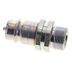 Steel DN 12.5 Hydraulic Coupling Plug 16 mm S Compression Ring ISO 7241-1 A/8434-1 D 20.5mm