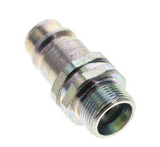 Steel DN 12.5 Hydraulic Coupling Plug 16 mm S Compression Ring ISO 7241-1 A/8434-1 D 20.5mm