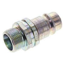 Steel DN 12.5 Hydraulic Coupling Plug 16 mm S Compression Ring ISO 7241-1 A/8434-1 D 20.5mm