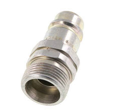 Steel DN 12.5 Hydraulic Coupling Plug 20 mm S Compression Ring ISO 7241-1 A/8434-1 D 20.5mm