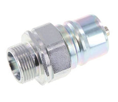 Steel DN 25 Hydraulic Coupling Plug 20 mm S Compression Ring ISO 7241-1 A/8434-1 D 34.3mm