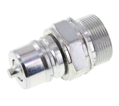 Steel DN 25 Hydraulic Coupling Plug 30 mm S Compression Ring ISO 7241-1 A/8434-1 D 34.3mm