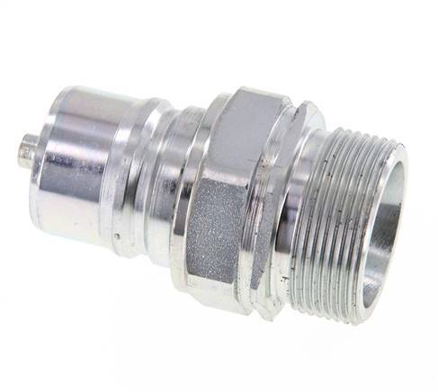 Steel DN 25 Hydraulic Coupling Plug 30 mm S Compression Ring ISO 7241-1 A/8434-1 D 34.3mm