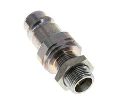 Steel DN 12.5 Hydraulic Coupling Plug 12 mm S Compression Ring Bulkhead ISO 7241-1 A/8434-1 D 20.5mm