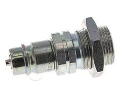 Steel DN 12.5 Hydraulic Coupling Plug 20 mm S Compression Ring Bulkhead ISO 7241-1 A/8434-1 D 20.5mm