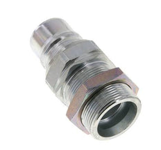 Steel DN 25 Hydraulic Coupling Plug 30 mm S Compression Ring Bulkhead ISO 7241-1 A/8434-1 D 34.3mm